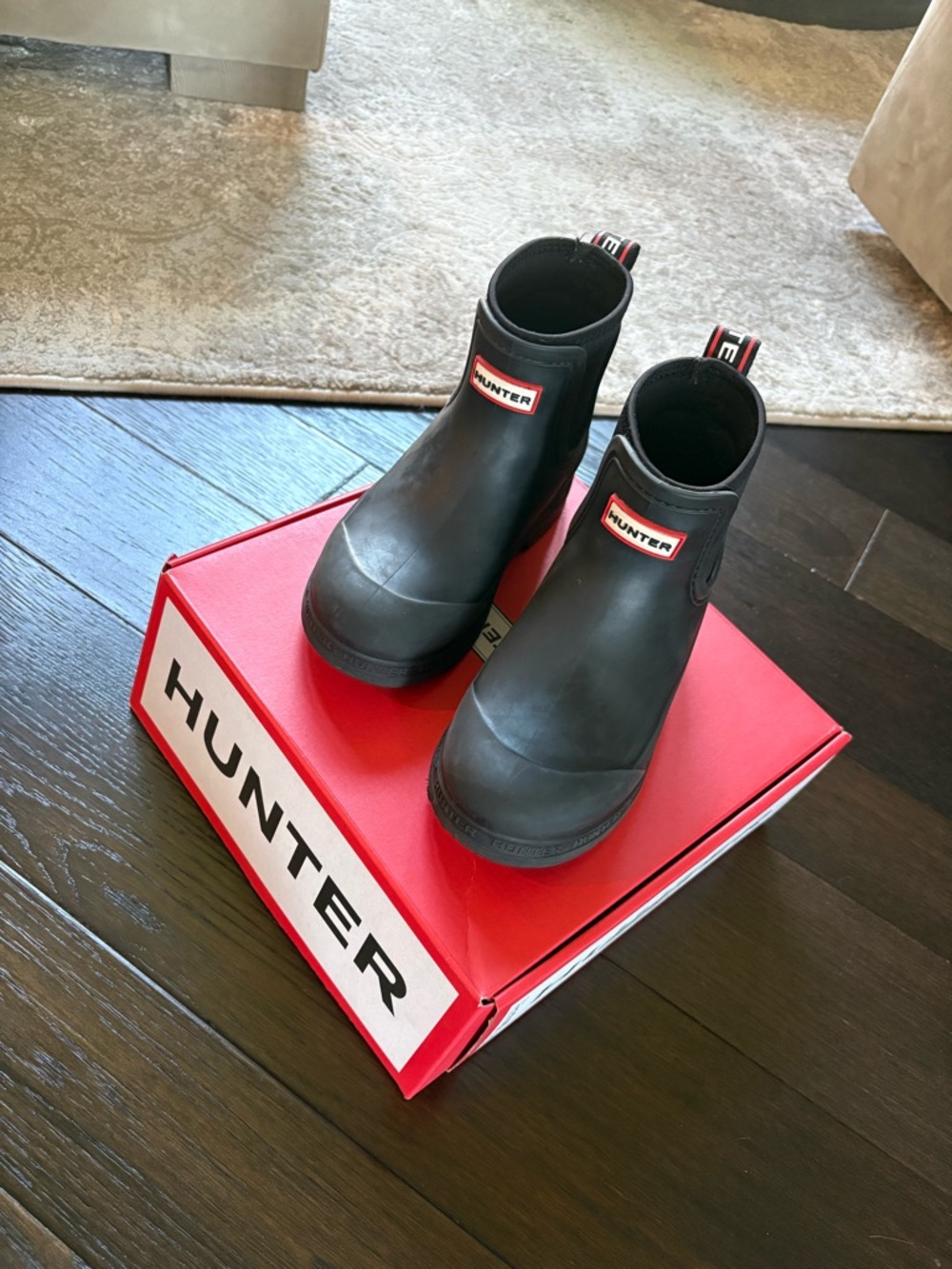 Hunter Boots Short Girls 2 Black